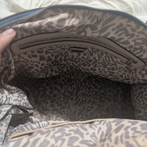 Guess Blue and Tan Tote Bag - Picture 13 of 15